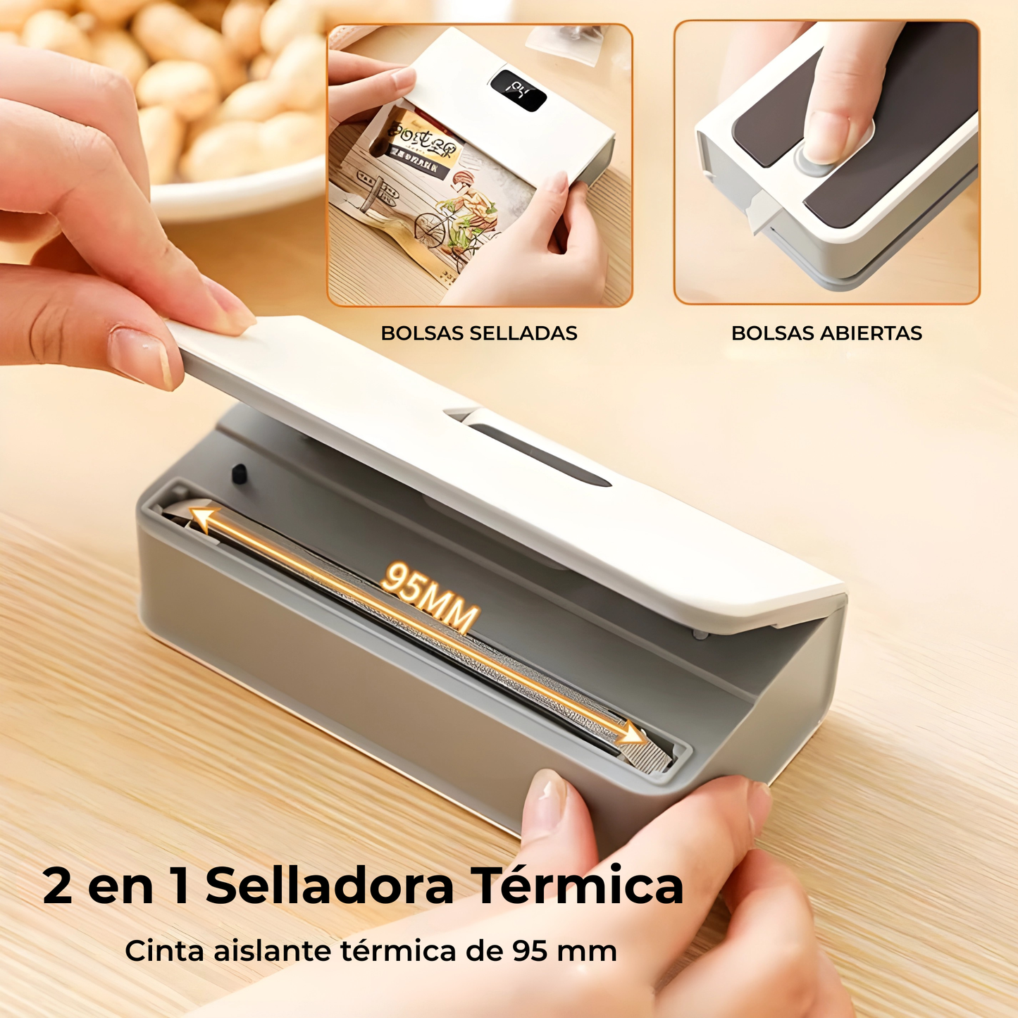 Mini sellador de plasticos