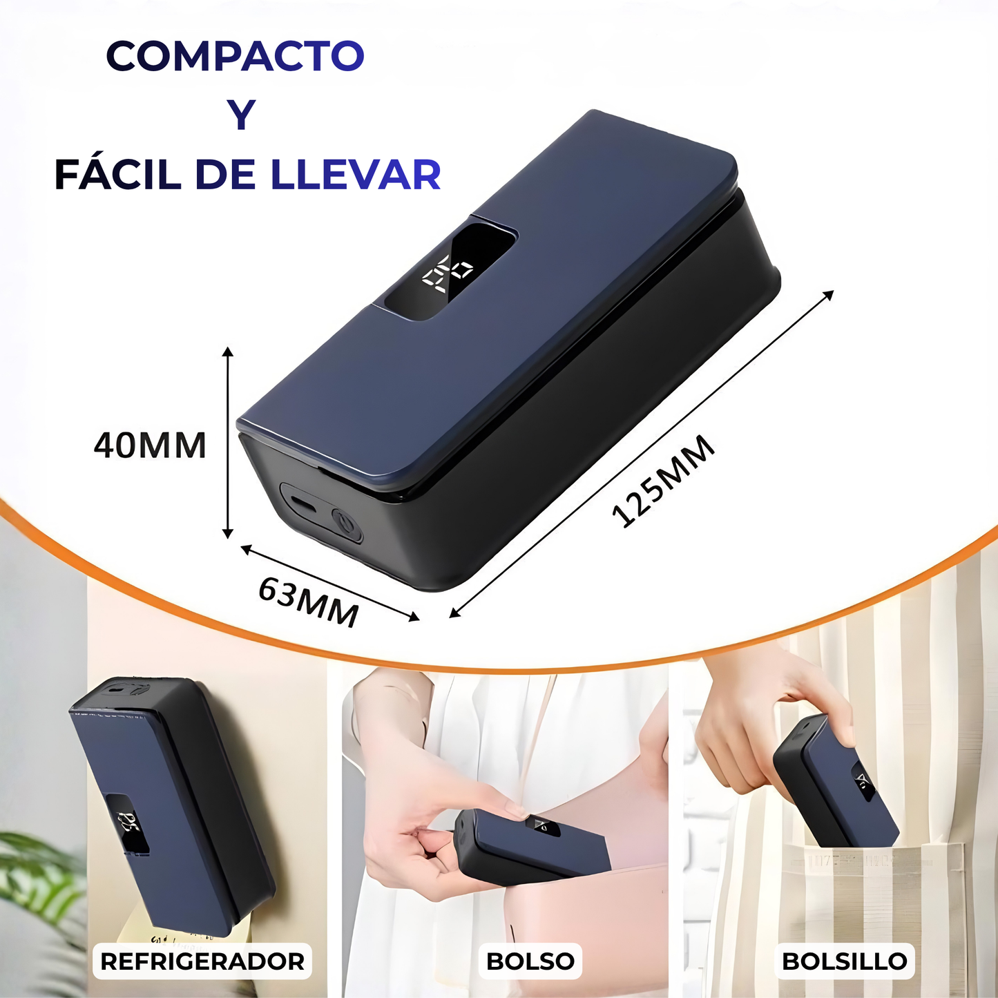 Mini sellador de plasticos
